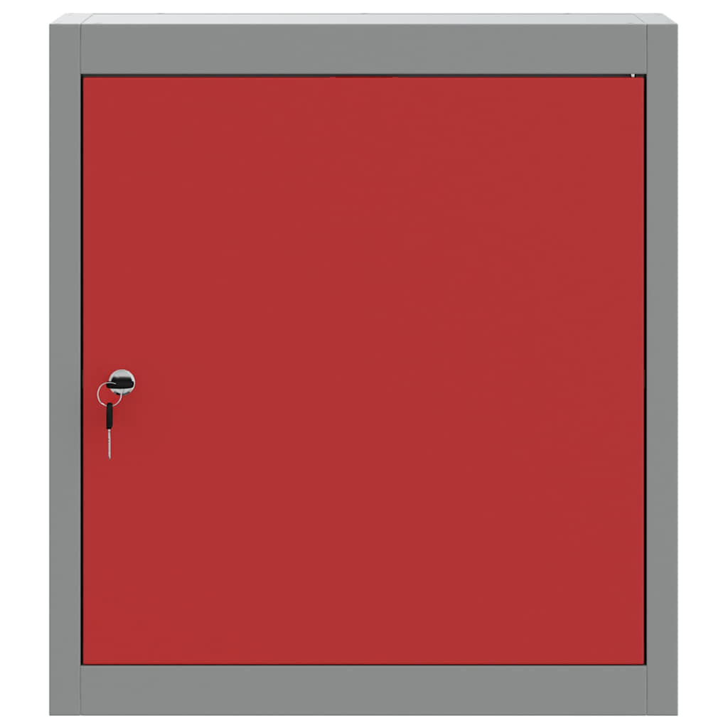 Gereedschapskast met plank Rood en Grijs 50 x 20 x 55 cm is nu te koop bij PeponiXL, paradijselijk wonen!