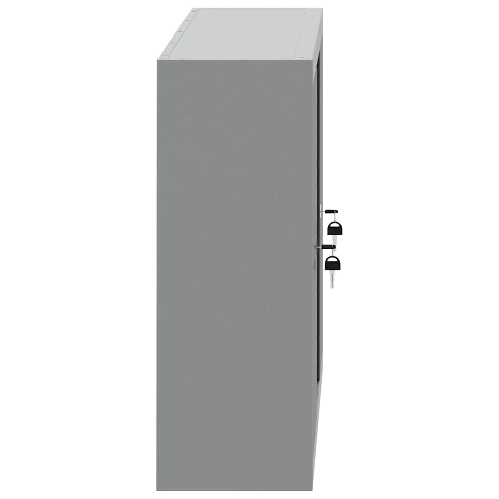 Gereedschapskast met plank Zwart en Grijs 50 x 20 x 55 cm is nu te koop bij PeponiXL, paradijselijk wonen!