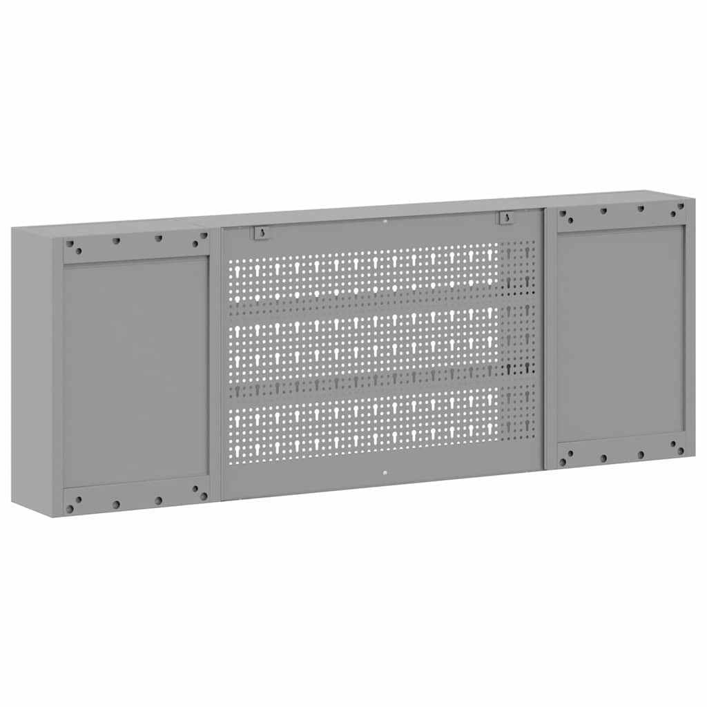 Gereedschapskast met plank Zwart en Grijs 50 x 20 x 55 cm is nu te koop bij PeponiXL, paradijselijk wonen!