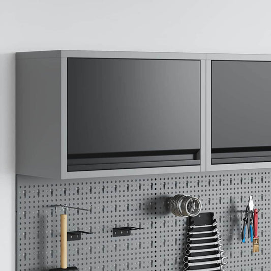 Gereedschapskast met opslag Zwart en Grijs 50 x 25 x 35 cm is nu te koop bij PeponiXL, paradijselijk wonen!