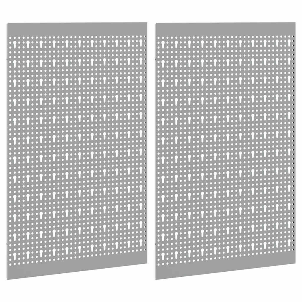 Gereedschap Wandpaneel 2 pcs Grijs 100 x 1 x 80 cm is nu te koop bij PeponiXL, paradijselijk wonen!