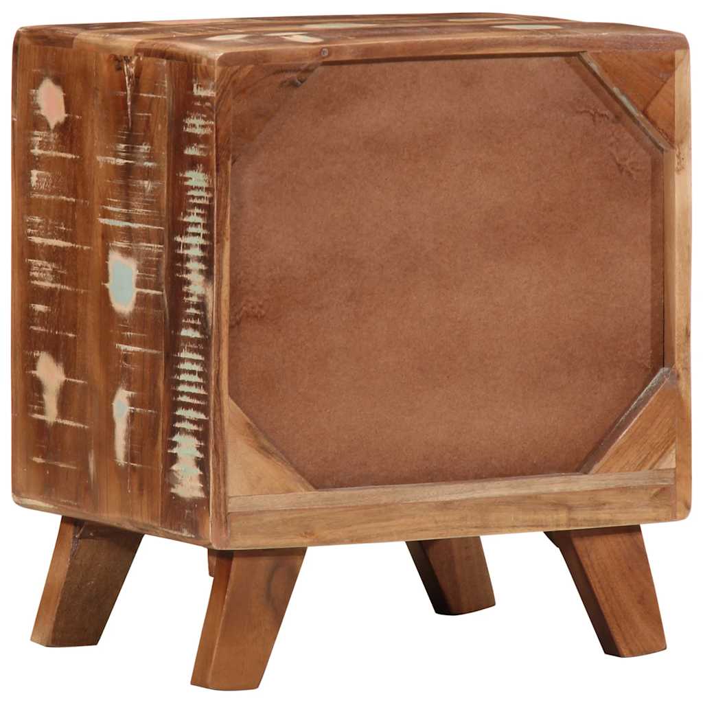 Nachtkastje 2 st 40x32x46 cm massief gerecycled hout is nu te koop bij PeponiXL, paradijselijk wonen!