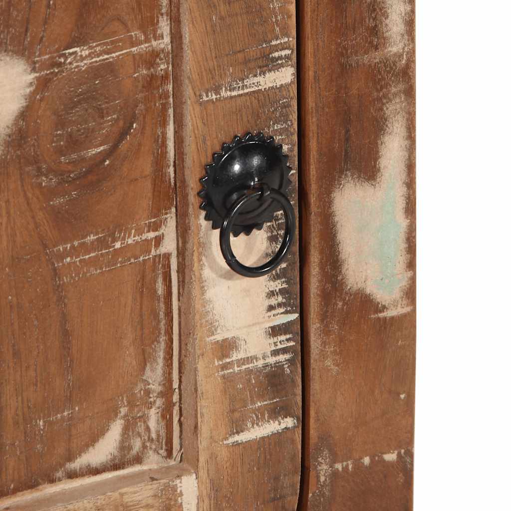 Nachtkastje 2 st 40x32x46 cm massief gerecycled hout is nu te koop bij PeponiXL, paradijselijk wonen!