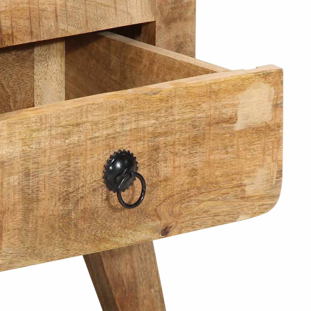 Nachtkastje 40x32x46 cm massief ruw mangohout is nu te koop bij PeponiXL, paradijselijk wonen!