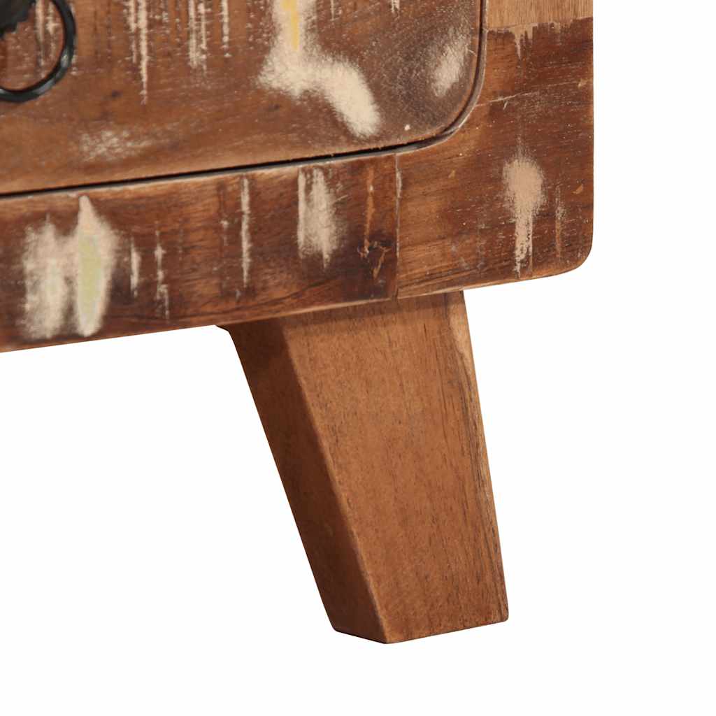 Nachtkastje 40x32x46 cm massief gerecycled hout is nu te koop bij PeponiXL, paradijselijk wonen!