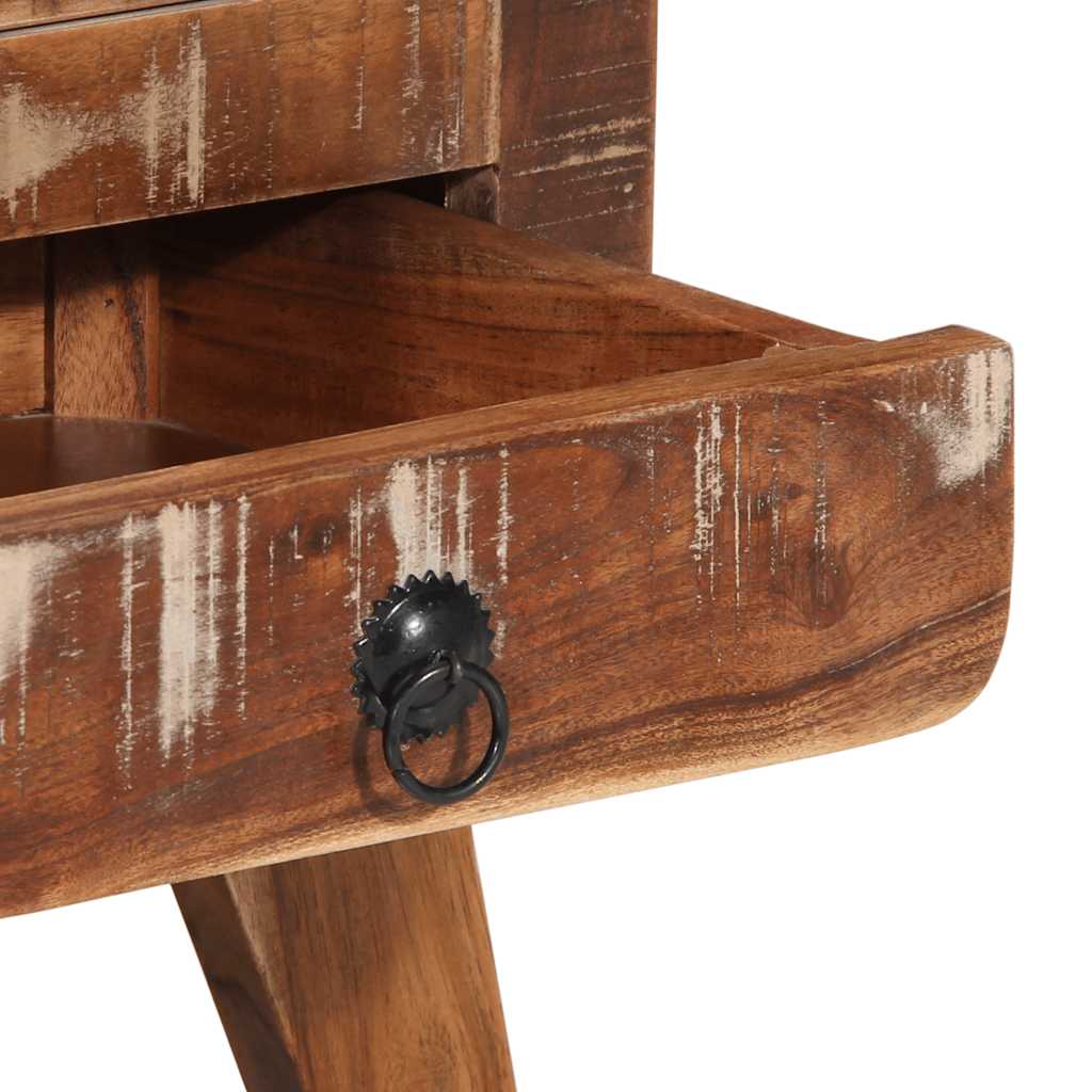 Nachtkastje 37x32x50 cm massief gerecycled hout is nu te koop bij PeponiXL, paradijselijk wonen!