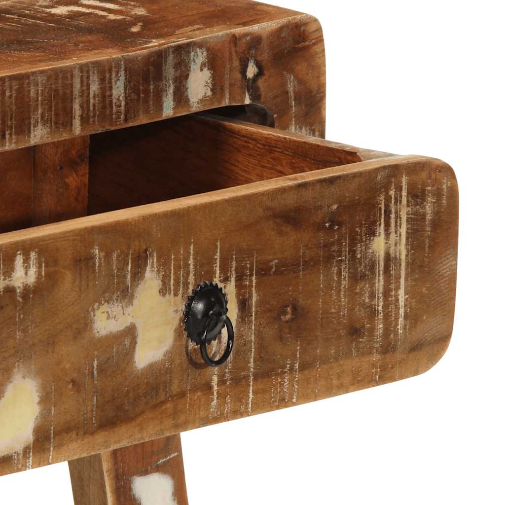 Wandtafel 90x32x75 cm massief gerecycled hout is nu te koop bij PeponiXL, paradijselijk wonen!