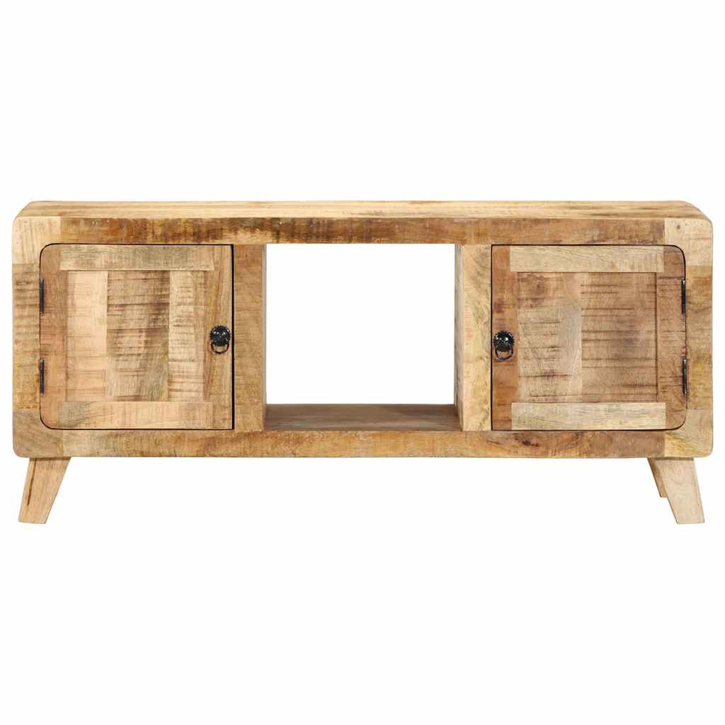 Tv-meubel 105x46x32 cm massief ruw mangohout is nu te koop bij PeponiXL, paradijselijk wonen!