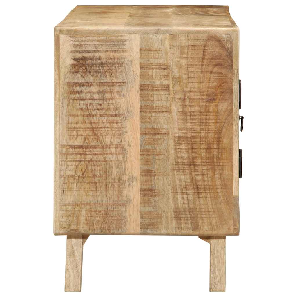 Tv-meubel 105x46x32 cm massief ruw mangohout is nu te koop bij PeponiXL, paradijselijk wonen!