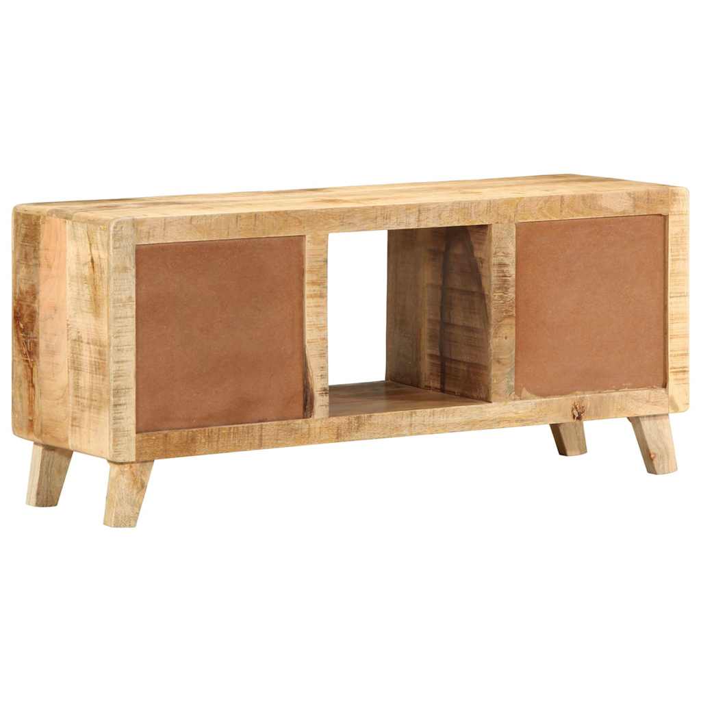 Tv-meubel 105x46x32 cm massief ruw mangohout is nu te koop bij PeponiXL, paradijselijk wonen!