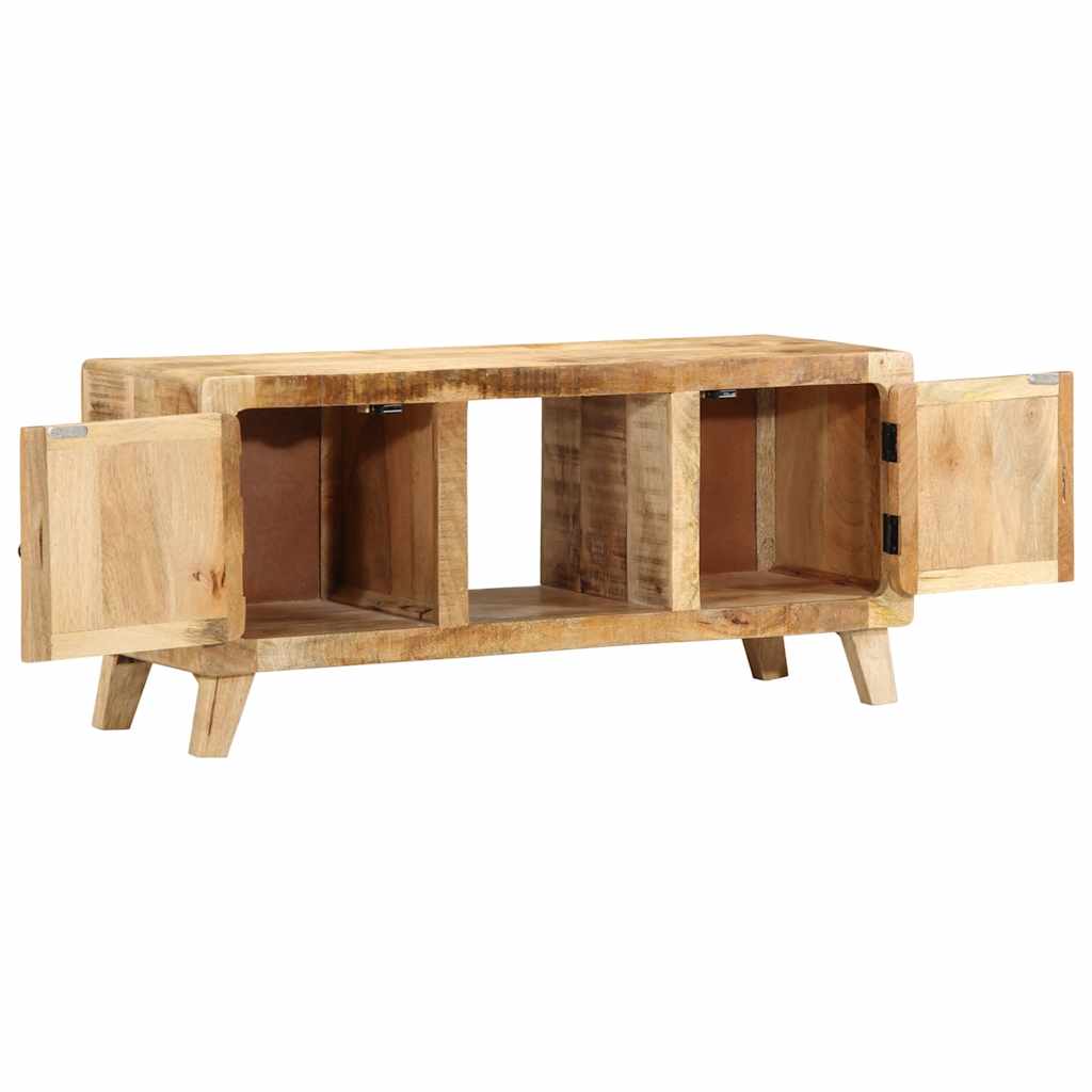 Tv-meubel 105x46x32 cm massief ruw mangohout is nu te koop bij PeponiXL, paradijselijk wonen!