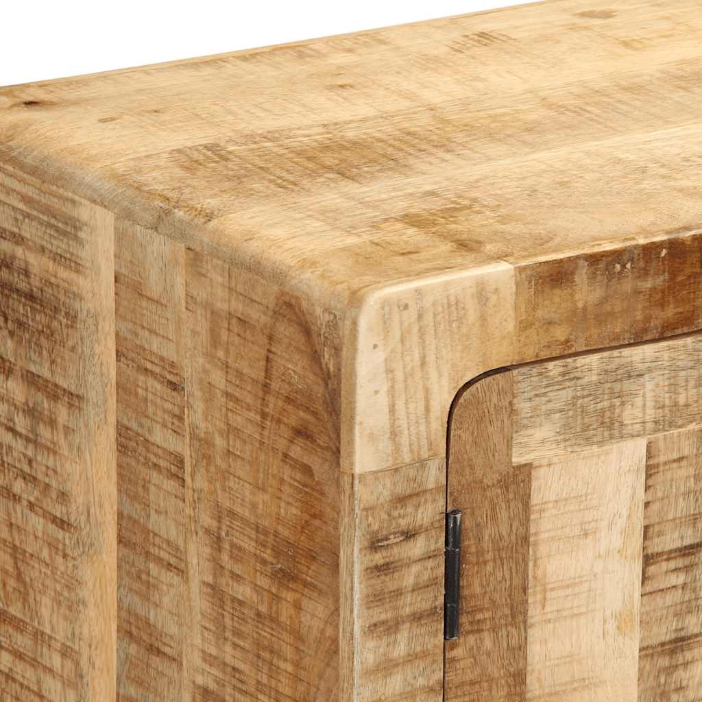 Tv-meubel 105x46x32 cm massief ruw mangohout is nu te koop bij PeponiXL, paradijselijk wonen!