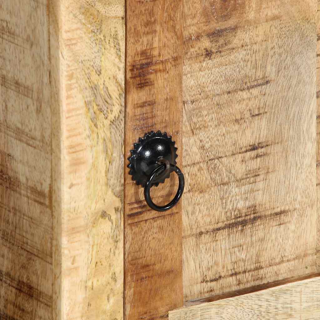 Tv-meubel 105x46x32 cm massief ruw mangohout is nu te koop bij PeponiXL, paradijselijk wonen!