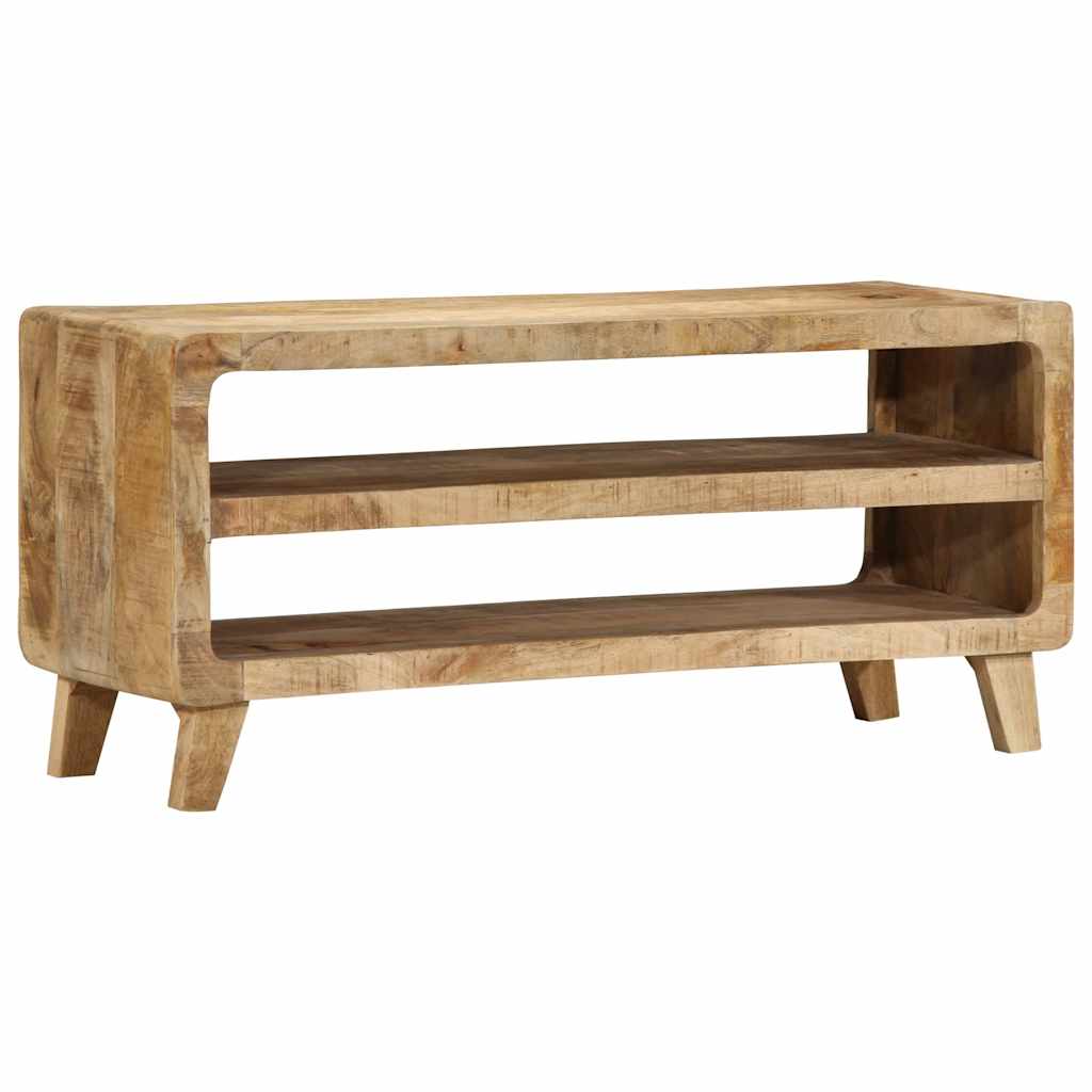Tv-meubel 105x46x32 cm massief ruw mangohout is nu te koop bij PeponiXL, paradijselijk wonen!