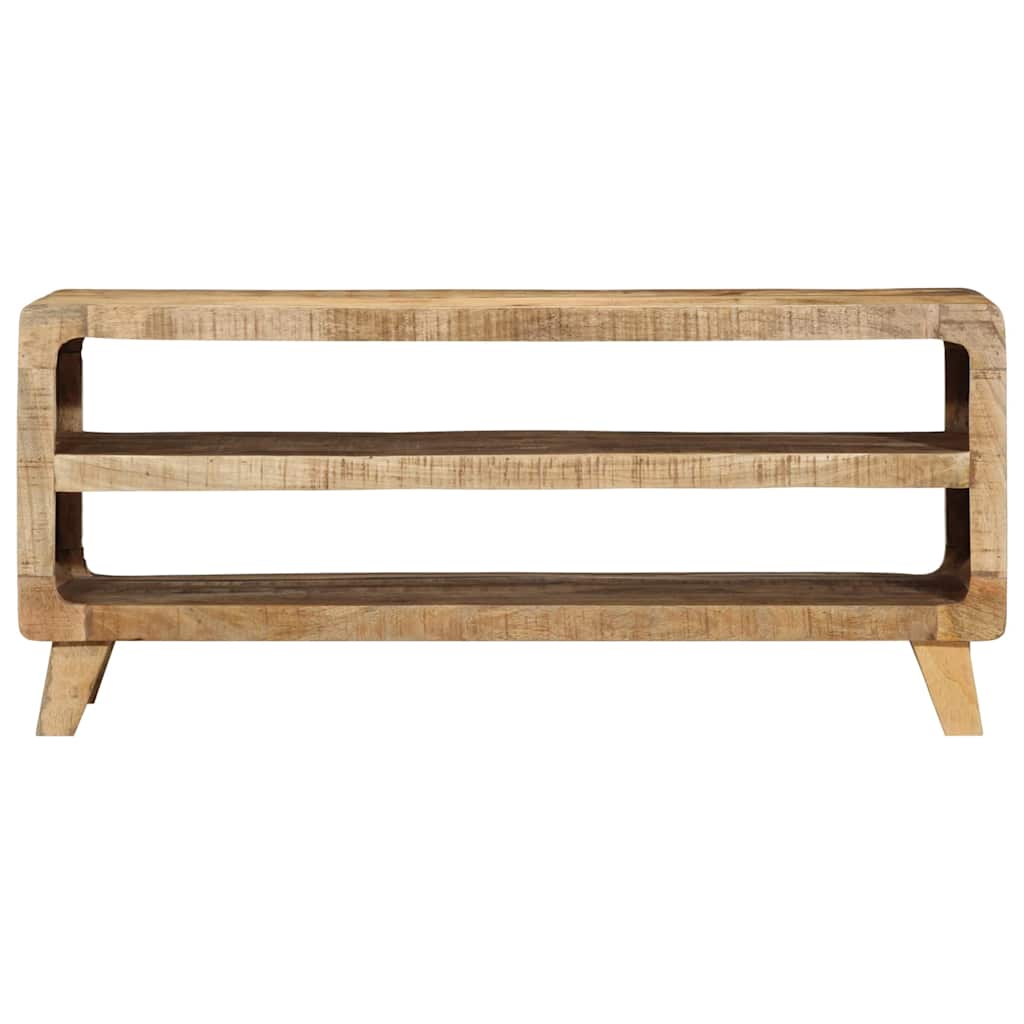 Tv-meubel 105x46x32 cm massief ruw mangohout is nu te koop bij PeponiXL, paradijselijk wonen!