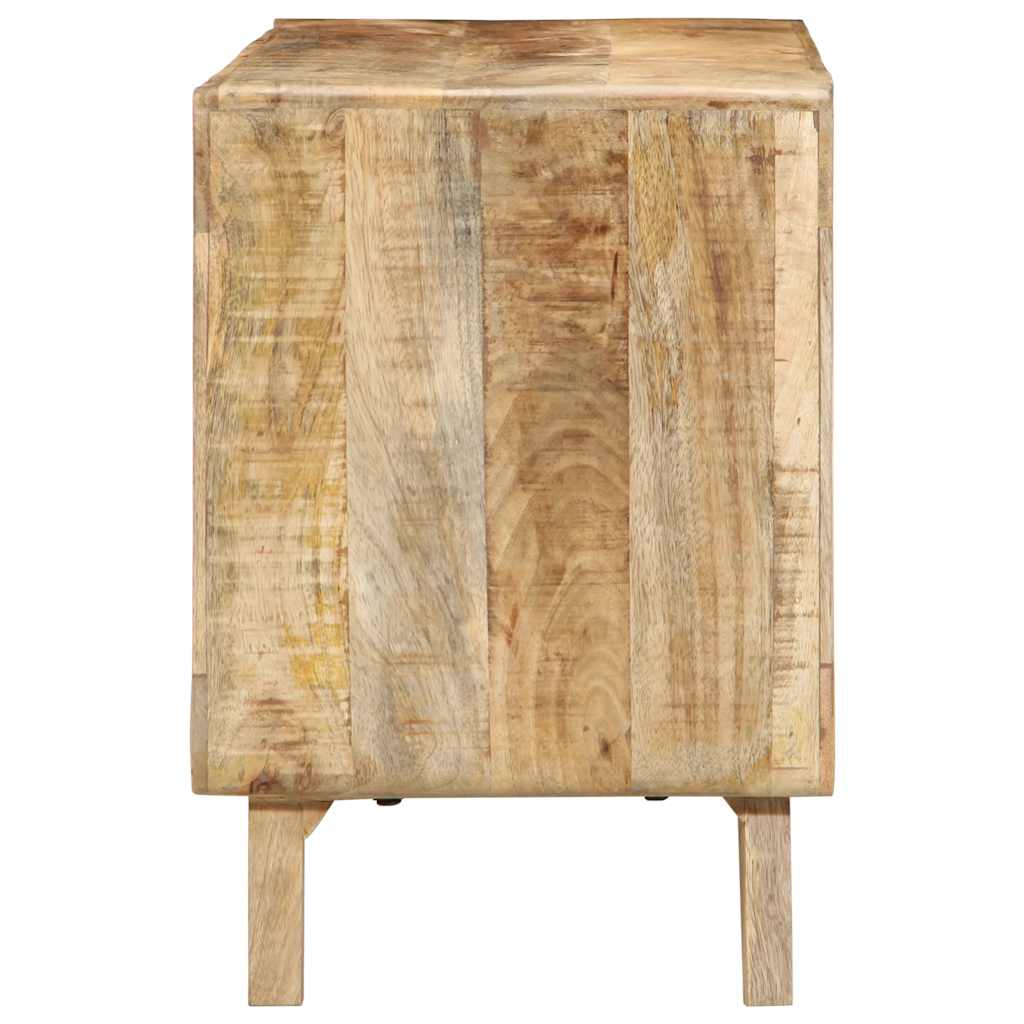 Tv-meubel 105x46x32 cm massief ruw mangohout is nu te koop bij PeponiXL, paradijselijk wonen!