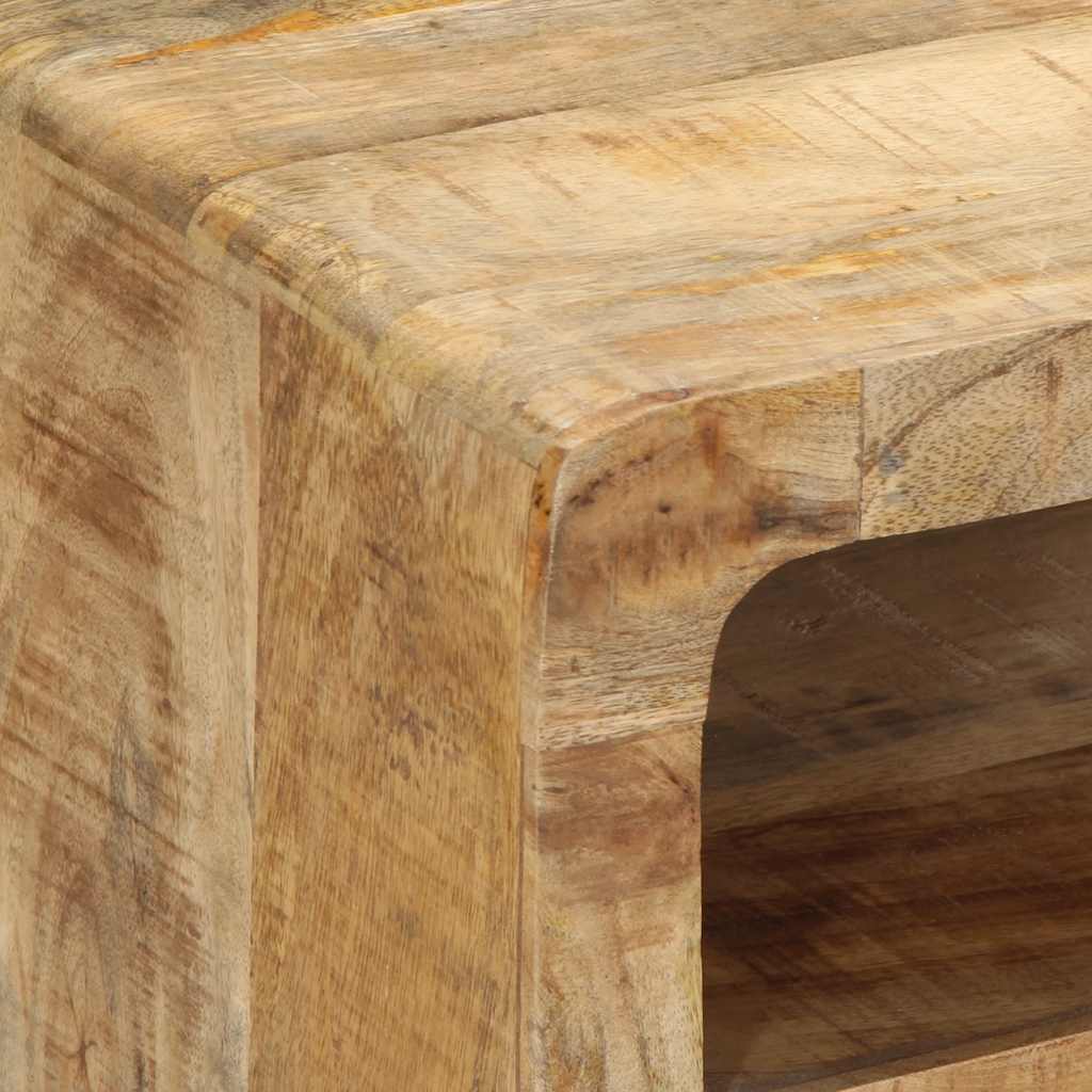 Tv-meubel 105x46x32 cm massief ruw mangohout is nu te koop bij PeponiXL, paradijselijk wonen!