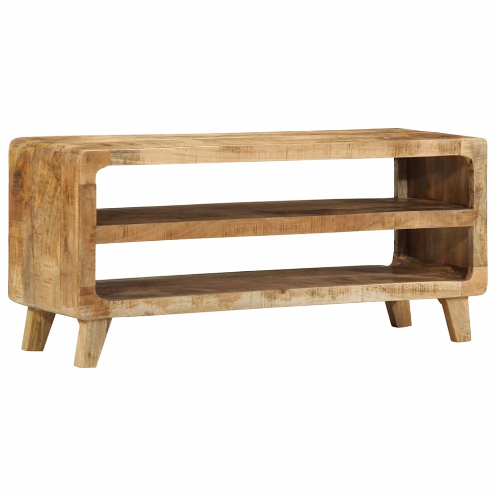 Tv-meubel 105x46x32 cm massief ruw mangohout is nu te koop bij PeponiXL, paradijselijk wonen!