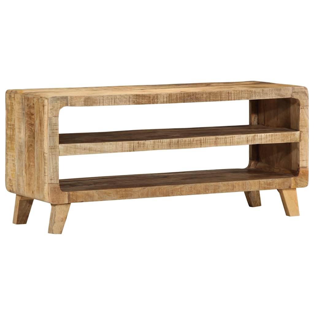 Tv-meubel 105x46x32 cm massief ruw mangohout is nu te koop bij PeponiXL, paradijselijk wonen!