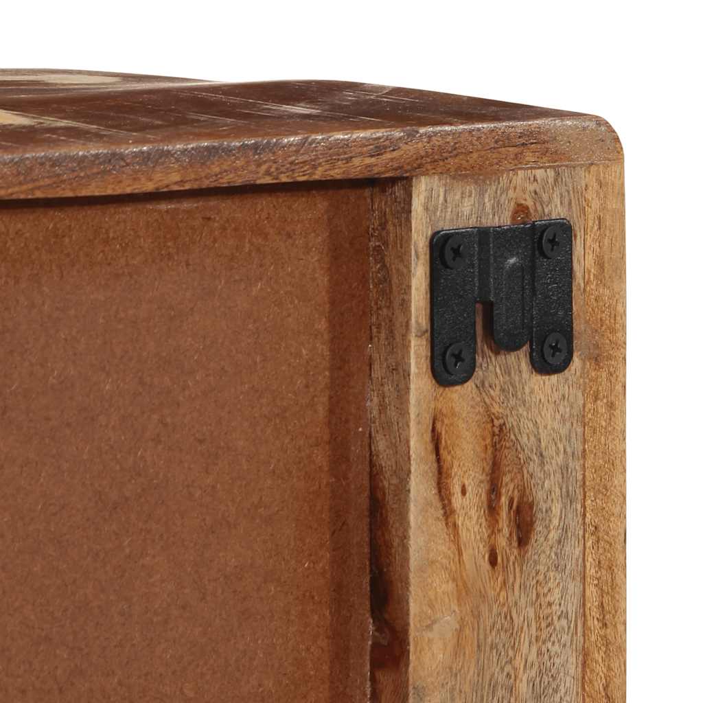 Tv-meubel wandmontage 100x32x25 cm massief gerecycled hout is nu te koop bij PeponiXL, paradijselijk wonen!