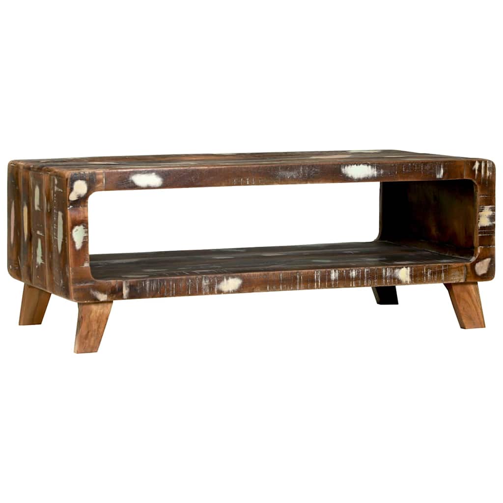 Salontafel Multikleur 90 x 50 x 35 cm Massief Gerecycled Hout is nu te koop bij PeponiXL, paradijselijk wonen!