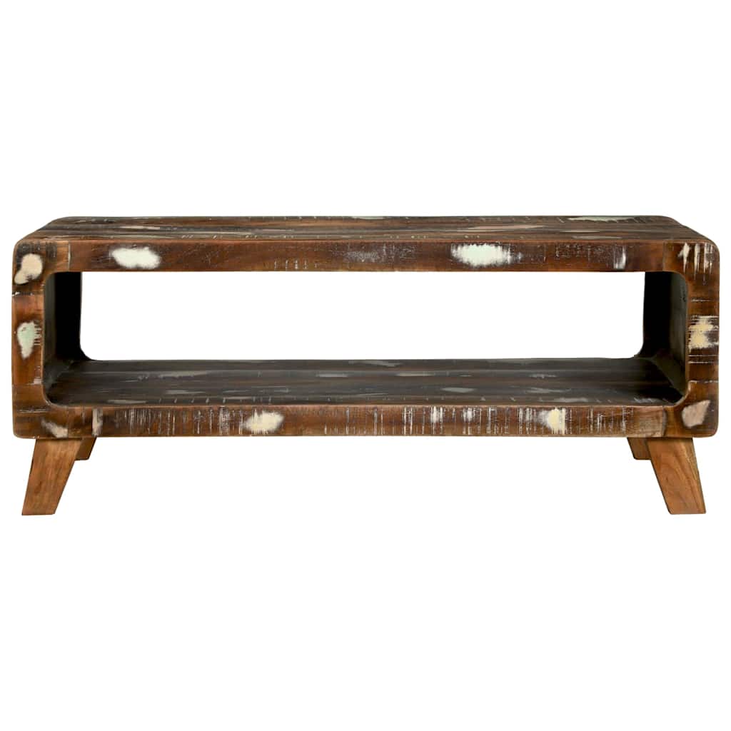 Salontafel Multikleur 90 x 50 x 35 cm Massief Gerecycled Hout is nu te koop bij PeponiXL, paradijselijk wonen!