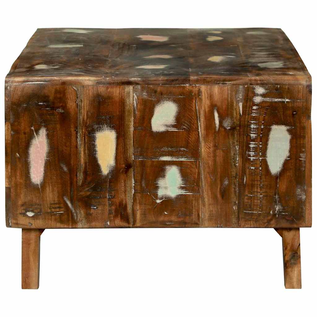 Salontafel Multikleur 90 x 50 x 35 cm Massief Gerecycled Hout is nu te koop bij PeponiXL, paradijselijk wonen!