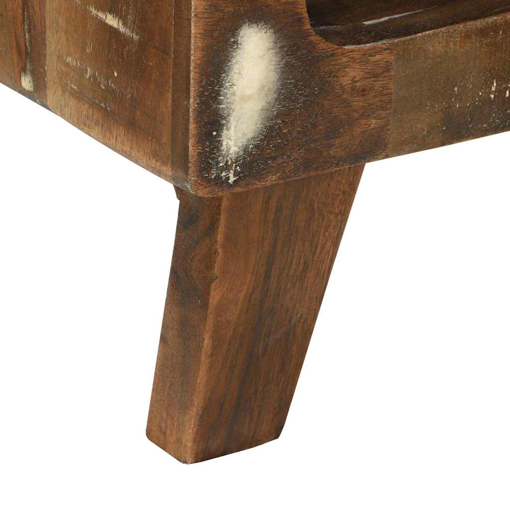 Salontafel Multikleur 50 x 50 x 35 cm Massief Gerecycled Hout is nu te koop bij PeponiXL, paradijselijk wonen!