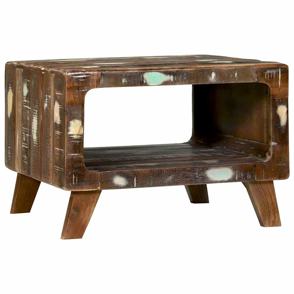 Salontafel Multikleur 50 x 50 x 35 cm Massief Gerecycled Hout is nu te koop bij PeponiXL, paradijselijk wonen!