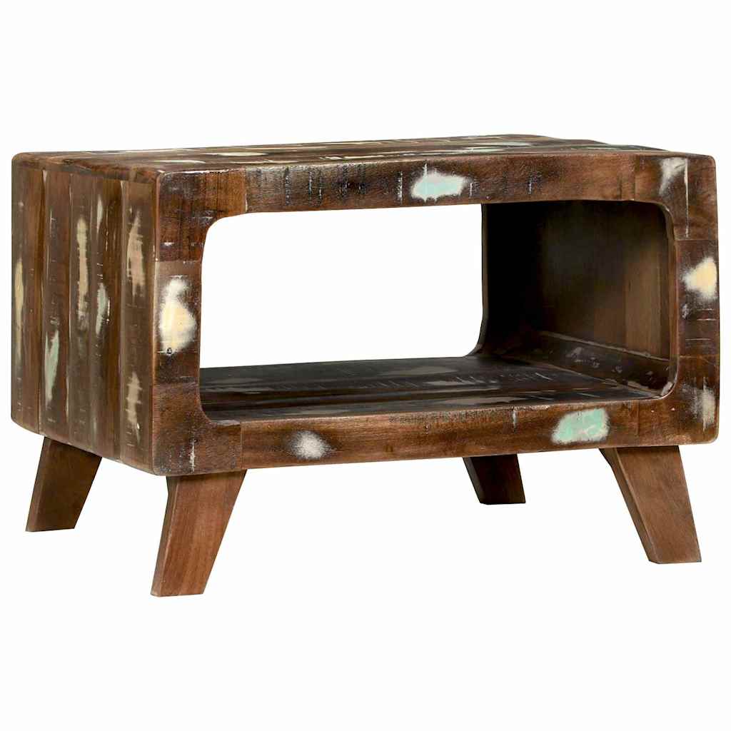 Salontafel Multikleur 50 x 50 x 35 cm Massief Gerecycled Hout is nu te koop bij PeponiXL, paradijselijk wonen!