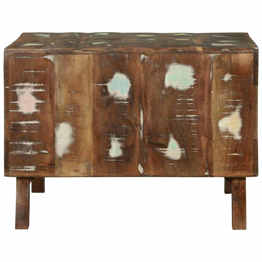 Salontafel Multikleur 50 x 50 x 35 cm Massief Gerecycled Hout is nu te koop bij PeponiXL, paradijselijk wonen!