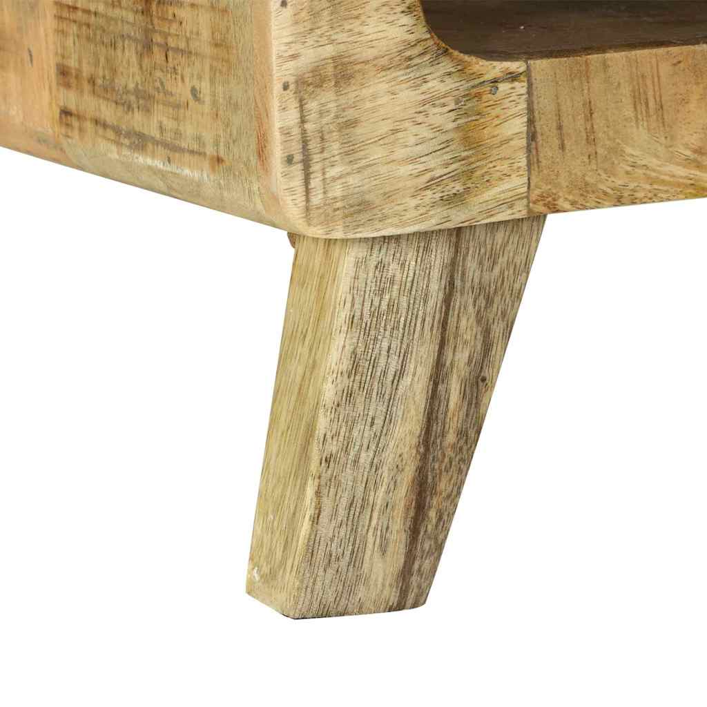 Salontafel Bruin 90 x 50 x 35 cm Massief Mango Hout is nu te koop bij PeponiXL, paradijselijk wonen!