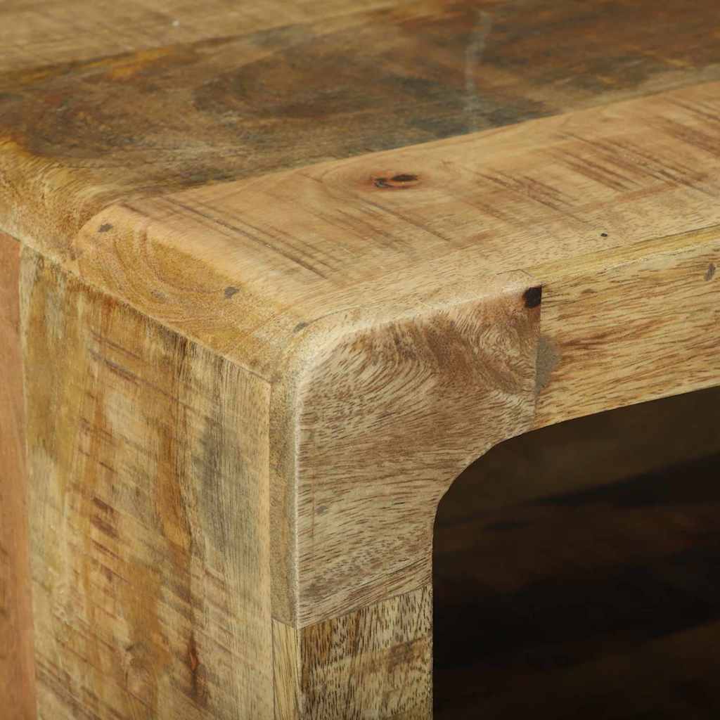 Salontafel Bruin 90 x 50 x 35 cm Massief Mango Hout is nu te koop bij PeponiXL, paradijselijk wonen!
