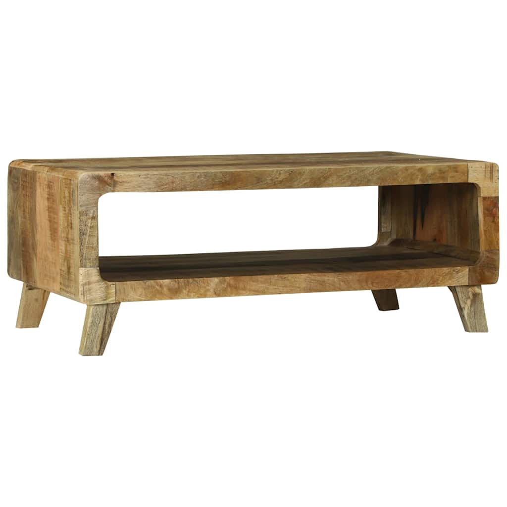 Salontafel Bruin 90 x 50 x 35 cm Massief Mango Hout is nu te koop bij PeponiXL, paradijselijk wonen!