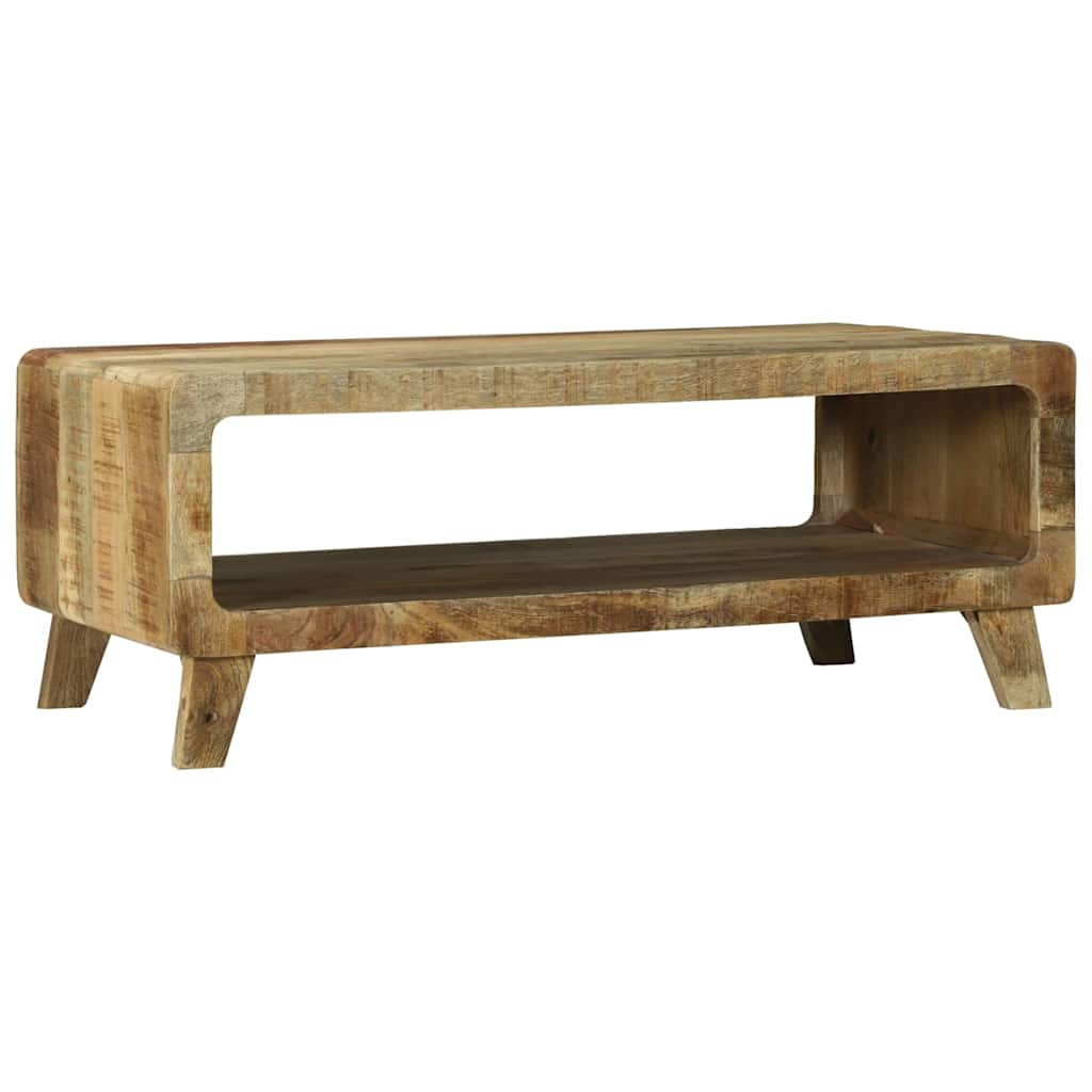 Salontafel Bruin 90 x 50 x 35 cm Massief Mango Hout is nu te koop bij PeponiXL, paradijselijk wonen!