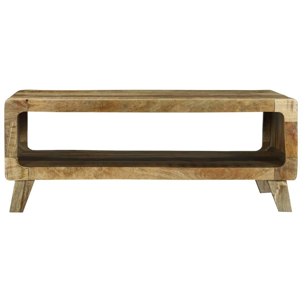 Salontafel Bruin 90 x 50 x 35 cm Massief Mango Hout is nu te koop bij PeponiXL, paradijselijk wonen!