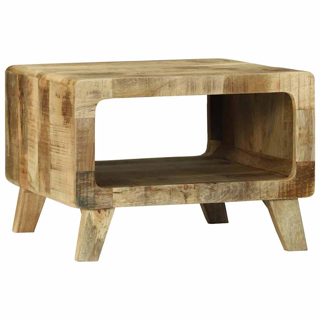 Salontafel Bruin 50 x 50 x 35 cm Massief Mango Hout is nu te koop bij PeponiXL, paradijselijk wonen!