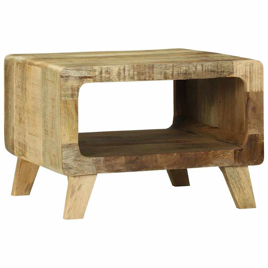 Salontafel Bruin 50 x 50 x 35 cm Massief Mango Hout is nu te koop bij PeponiXL, paradijselijk wonen!