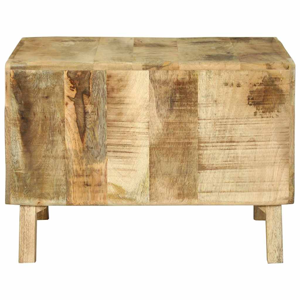 Salontafel Bruin 50 x 50 x 35 cm Massief Mango Hout is nu te koop bij PeponiXL, paradijselijk wonen!