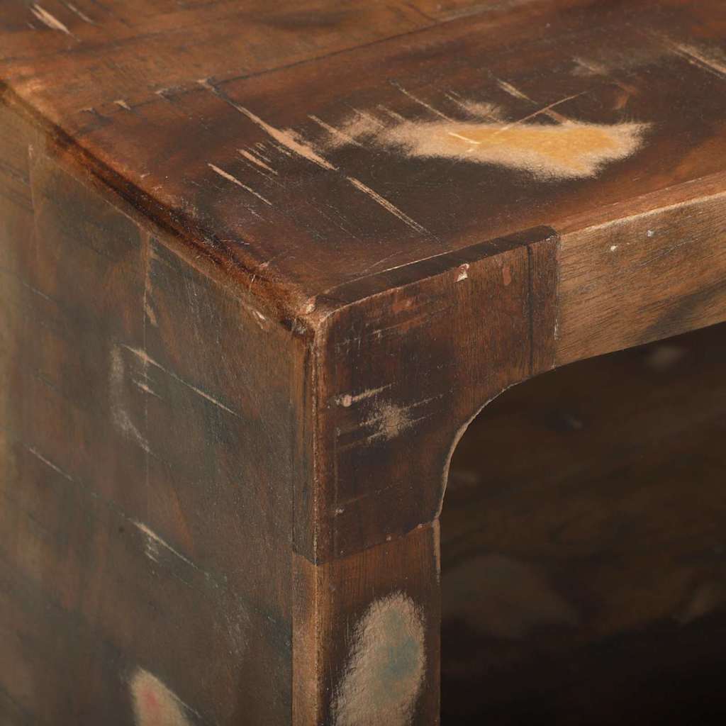 TV-kast Multikleur 80 x 30 x 25 cm Massief gerecycled hout is nu te koop bij PeponiXL, paradijselijk wonen!