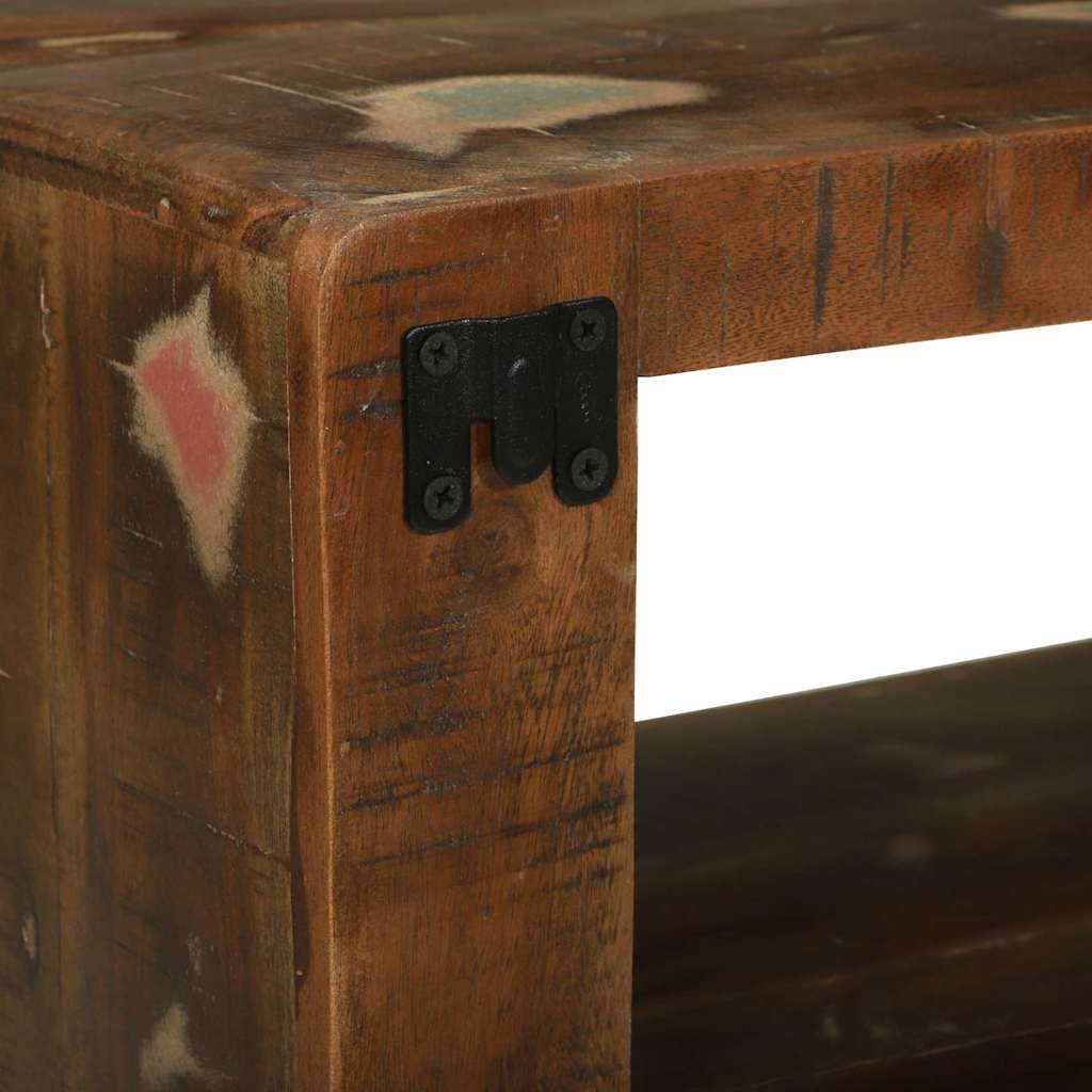 TV-kast Multikleur 80 x 30 x 25 cm Massief gerecycled hout is nu te koop bij PeponiXL, paradijselijk wonen!