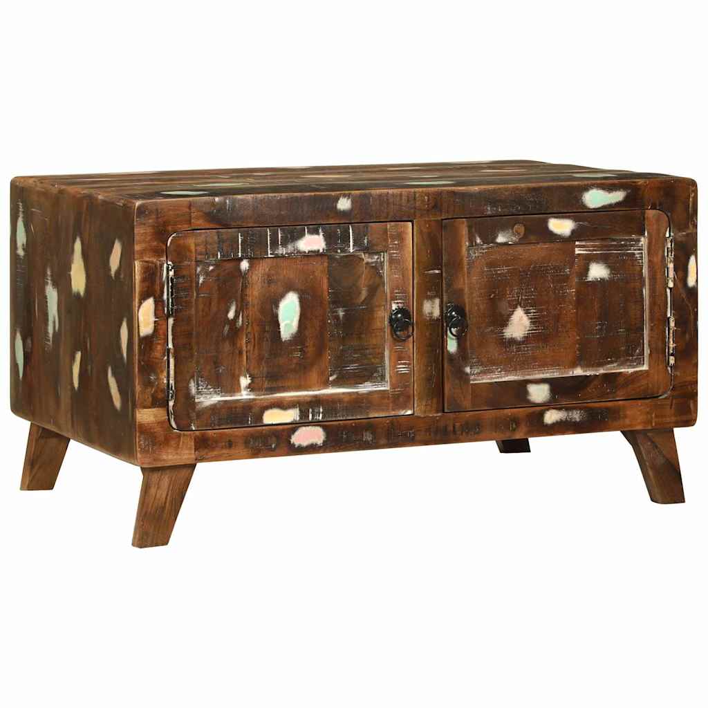 Salontafel Multikleur 80 x 54 x 45 cm Massief Gerecycled Hout is nu te koop bij PeponiXL, paradijselijk wonen!