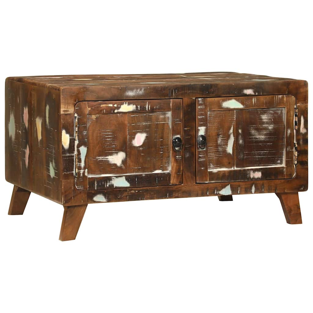 Salontafel Multikleur 80 x 54 x 45 cm Massief Gerecycled Hout is nu te koop bij PeponiXL, paradijselijk wonen!