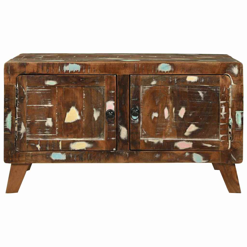 Salontafel Multikleur 80 x 54 x 45 cm Massief Gerecycled Hout is nu te koop bij PeponiXL, paradijselijk wonen!