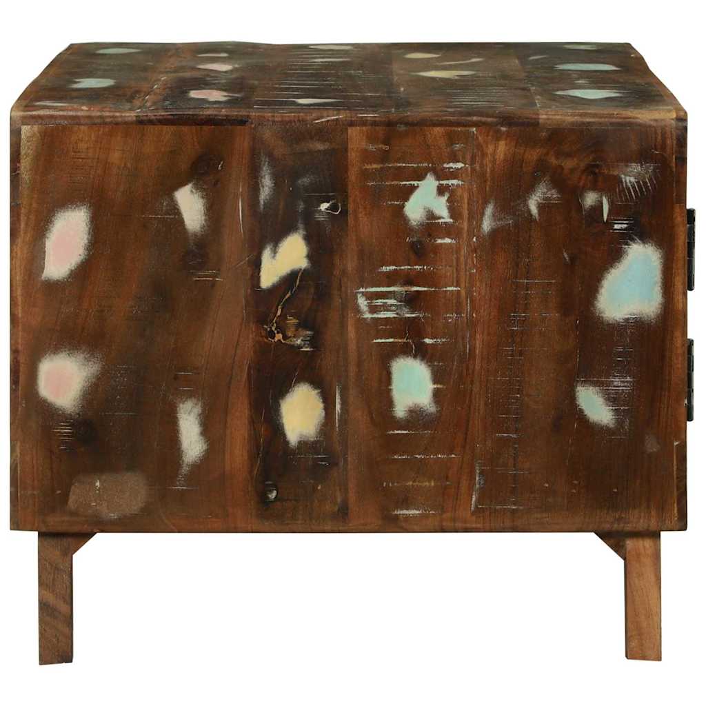 Salontafel Multikleur 80 x 54 x 45 cm Massief Gerecycled Hout is nu te koop bij PeponiXL, paradijselijk wonen!