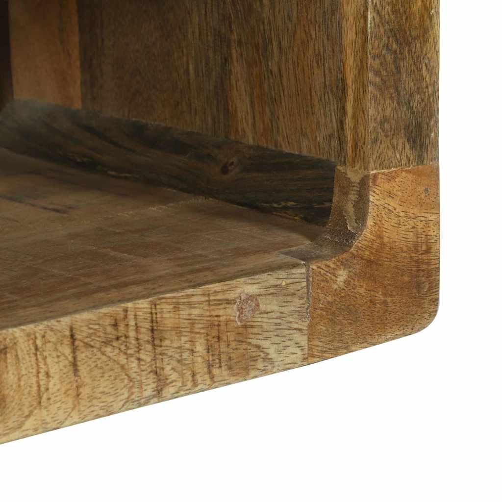 Tv-meubelset met plank met opslag 3 pcs Bruin Massief mangohout is nu te koop bij PeponiXL, paradijselijk wonen!