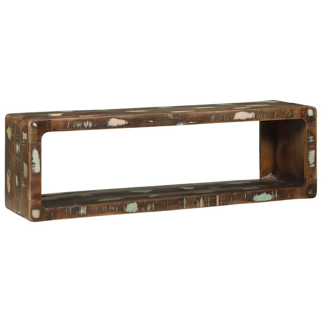 Tv-meubelset met plank 3 pcs Multikleur Massief gerecycled hout is nu te koop bij PeponiXL, paradijselijk wonen!