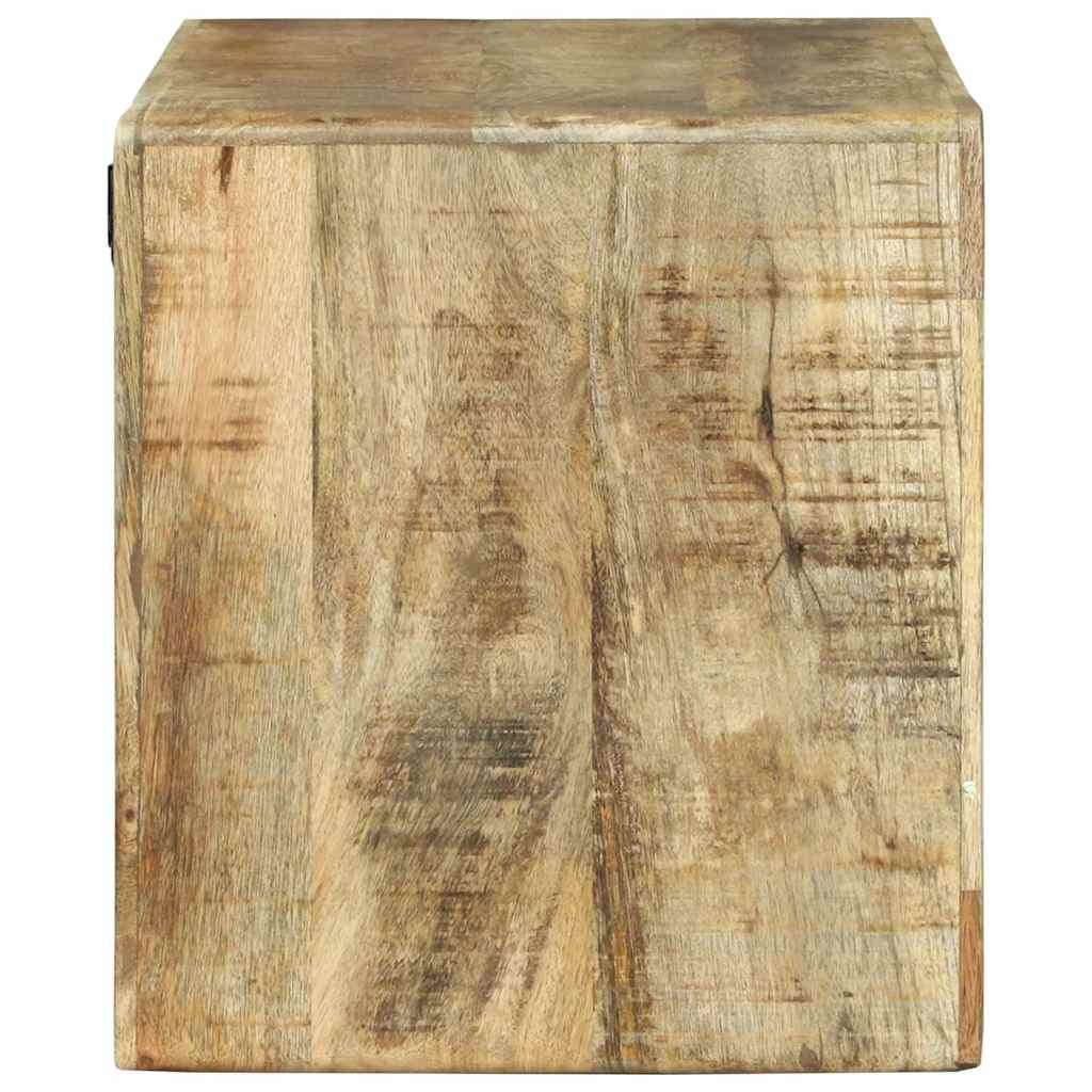 TV-kast met plank Bruin 60 x 32 x 36 cm Massief mangohout is nu te koop bij PeponiXL, paradijselijk wonen!