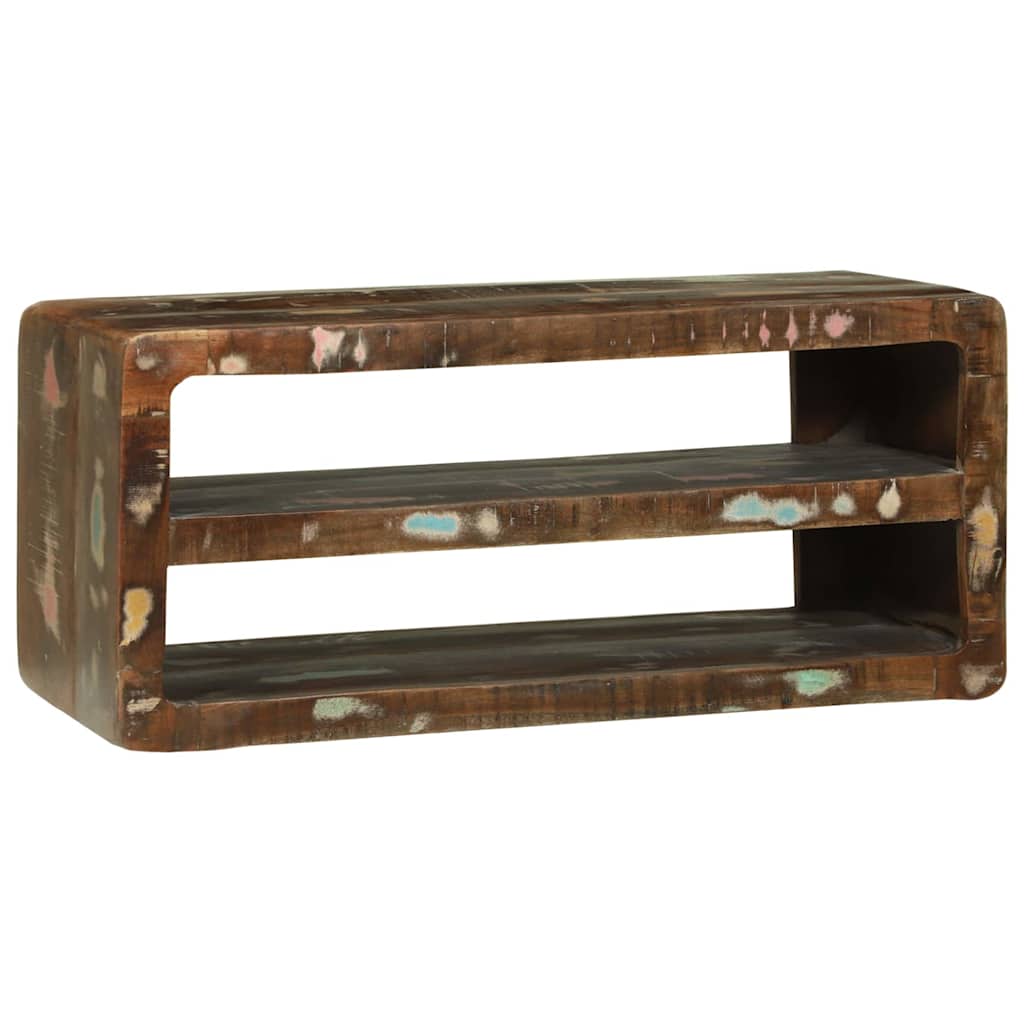 TV-kast Multikleur 80 x 32 x 36 cm Massief gerecycled hout is nu te koop bij PeponiXL, paradijselijk wonen!