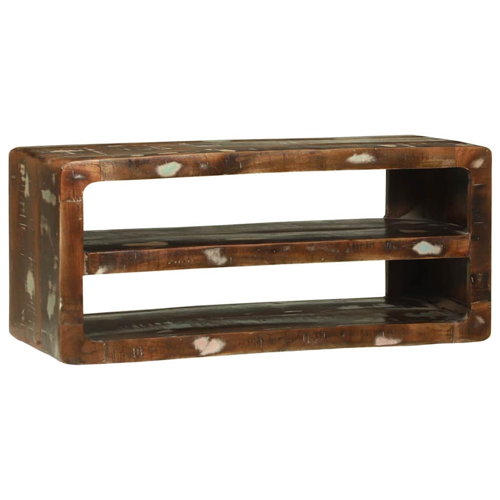 TV-kast Multikleur 80 x 32 x 36 cm Massief gerecycled hout is nu te koop bij PeponiXL, paradijselijk wonen!